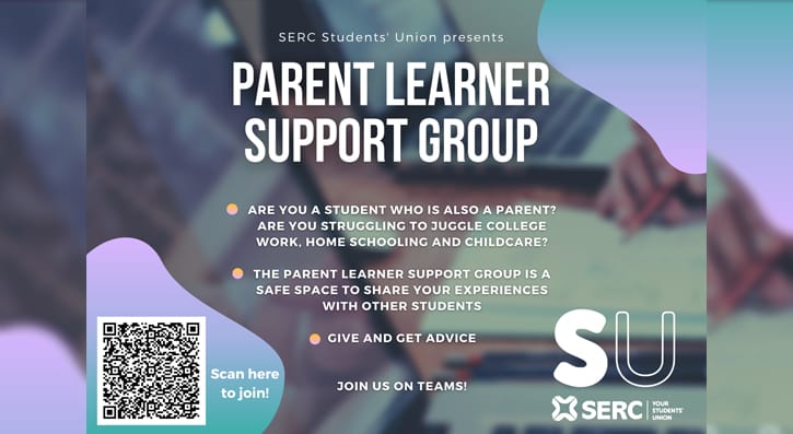 Parent Learner Support Group Graphic